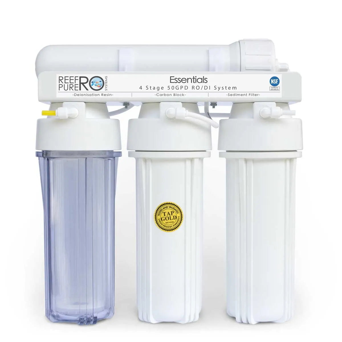 Reef Pure 4 Stage 50GPD Essentials RO/DI System